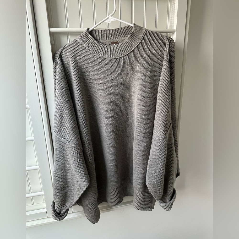 FP Easy Street Gray Tunic Sweater